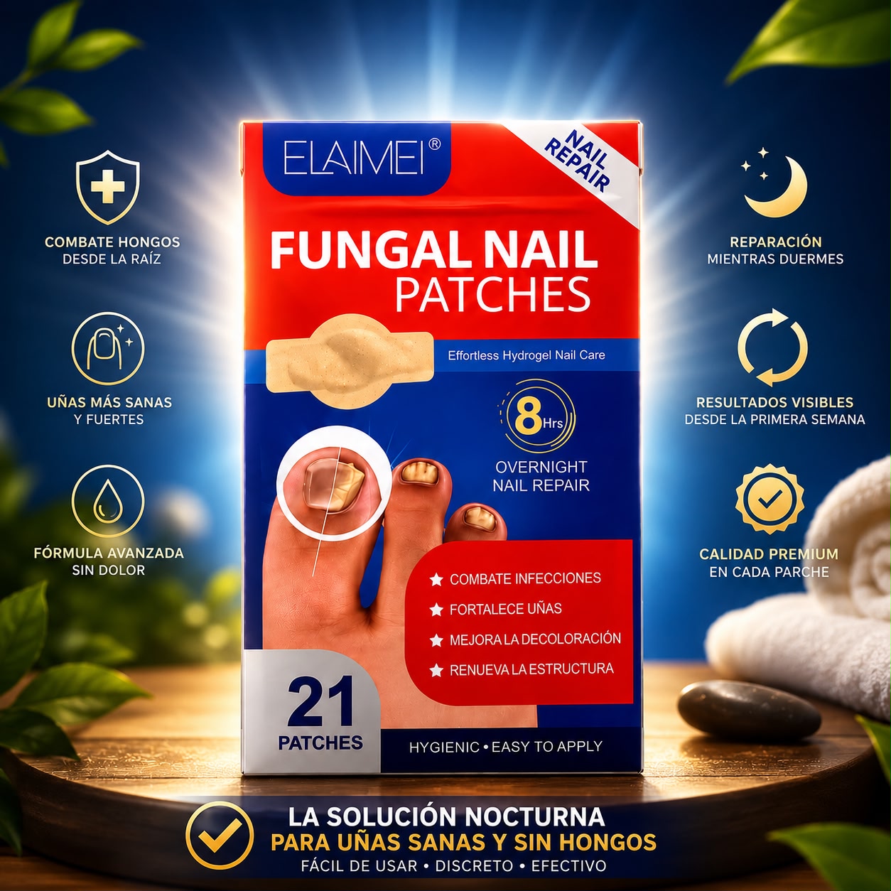Parches Hongos - Fungal Nail Patches