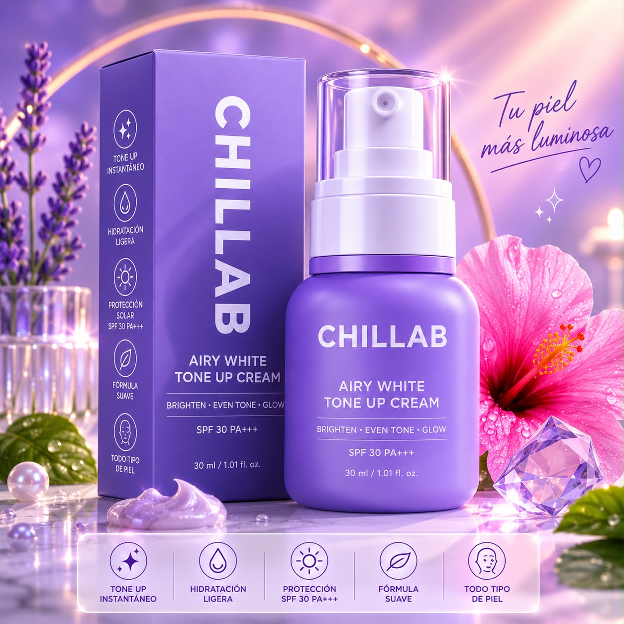 CHILLAB - Crema Blanqueador Tonificante